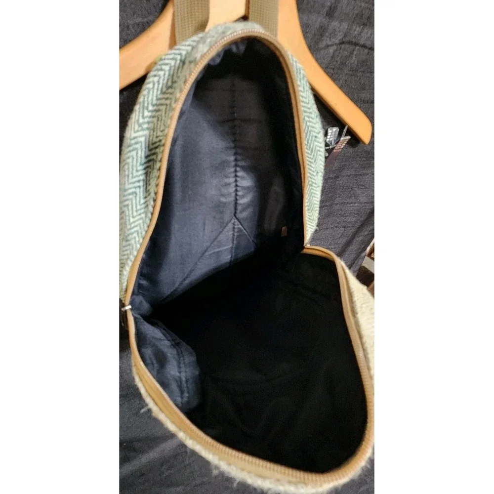 Himalayan Hemp THC Free Multi‎ Color Handmade Backpack Hippy Boho Nature Smoke